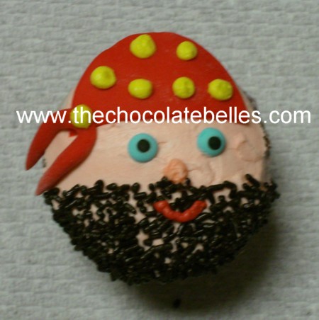 pirate cupcakes for kids. pirate-cupcake-chocolate-